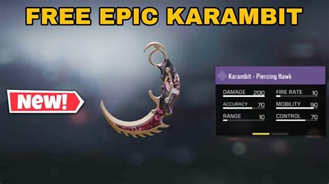 cod karambit|How to Get Karambit in Call of Duty: Mobile